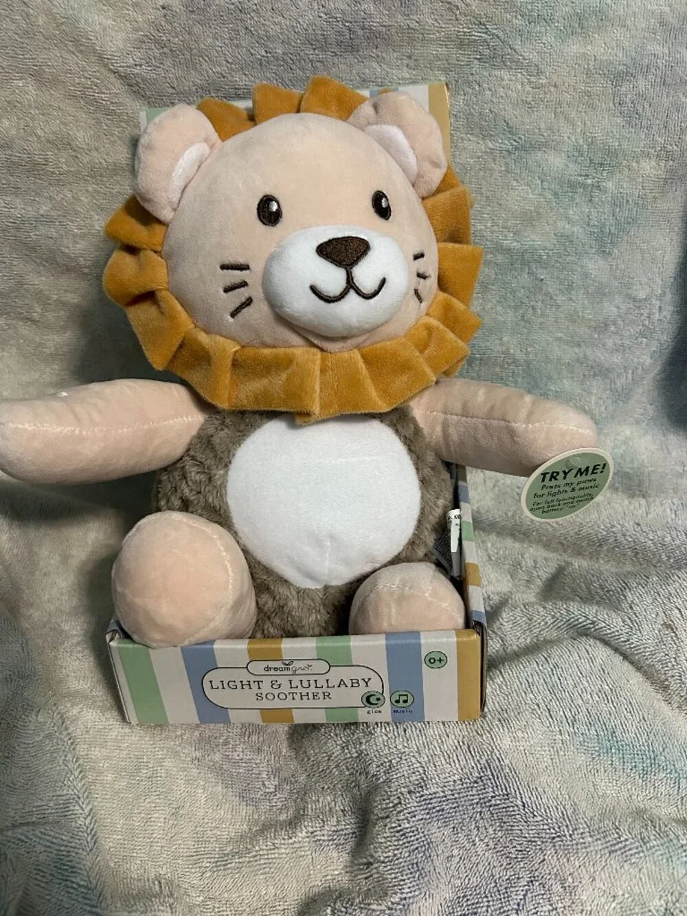 DreamGro Light & Lullaby Soother LuLu Lion NWT